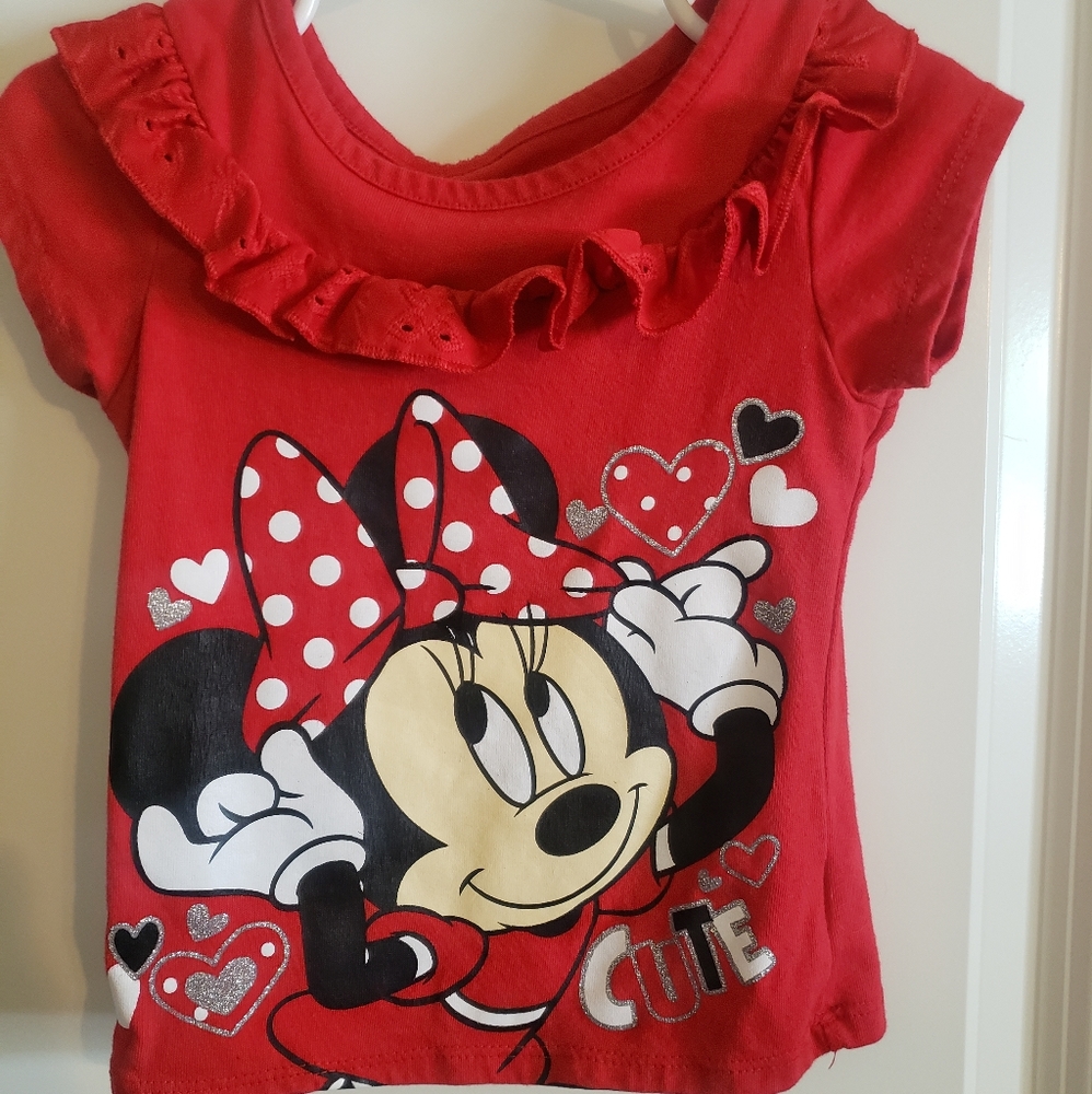 Girls Minnie Mouse Shirt